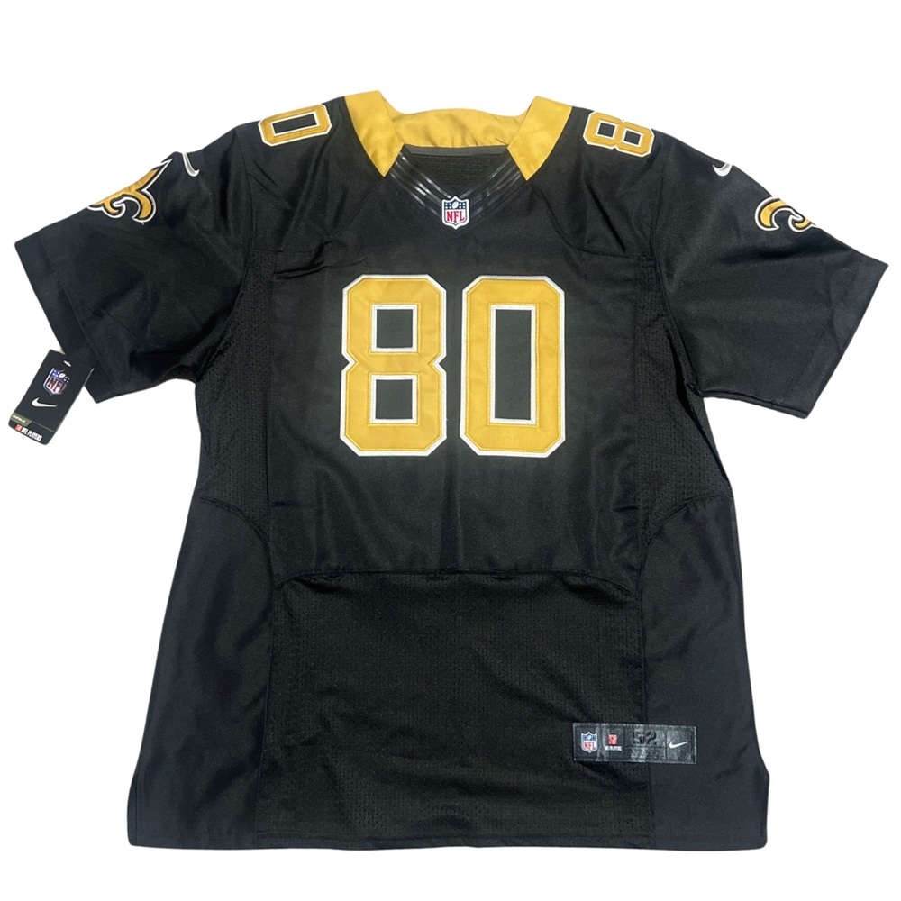 Men's Nike Jimmy Graham Black New Orleans Saints Team Game Jersey